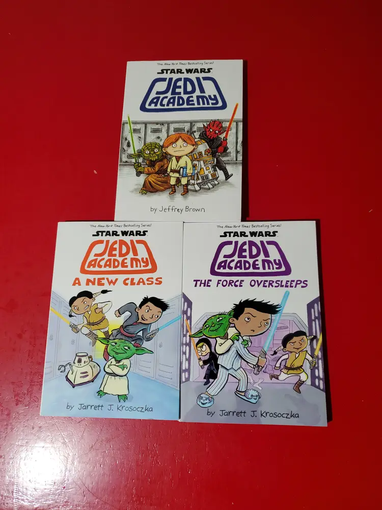 Lot of 3 Star Wars Jedi Academy Books ~ FREE SHIPPING