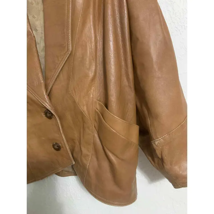 Vera Pelle Italian Vintage leather jacket 1980 1990