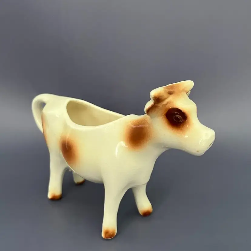 Vintage Ceramic COW Creamer Made In W. Germany And Udderly Adorable