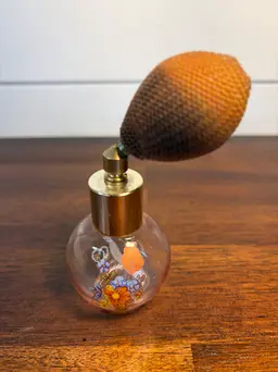 Vintage Floral Perfume Atomizer