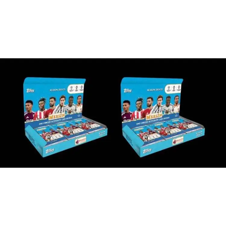 2024-25 TOPPS Merlin 2 Hobby Box Live Rip  (25-020)