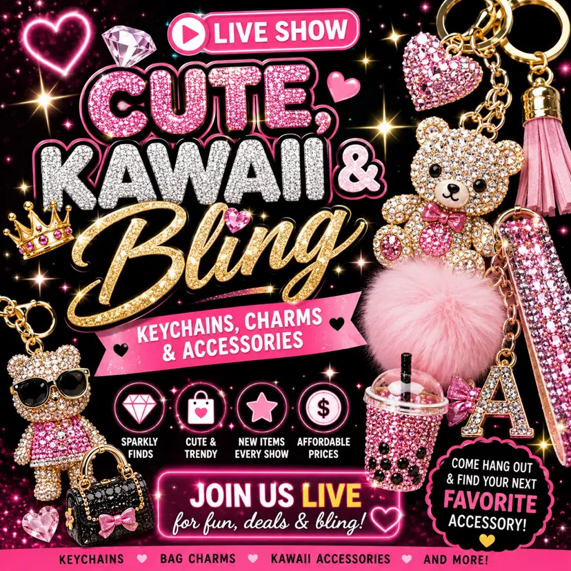 ✨ Cute, Kawaii & Bling | Keychains, Charms & Accessories ✨