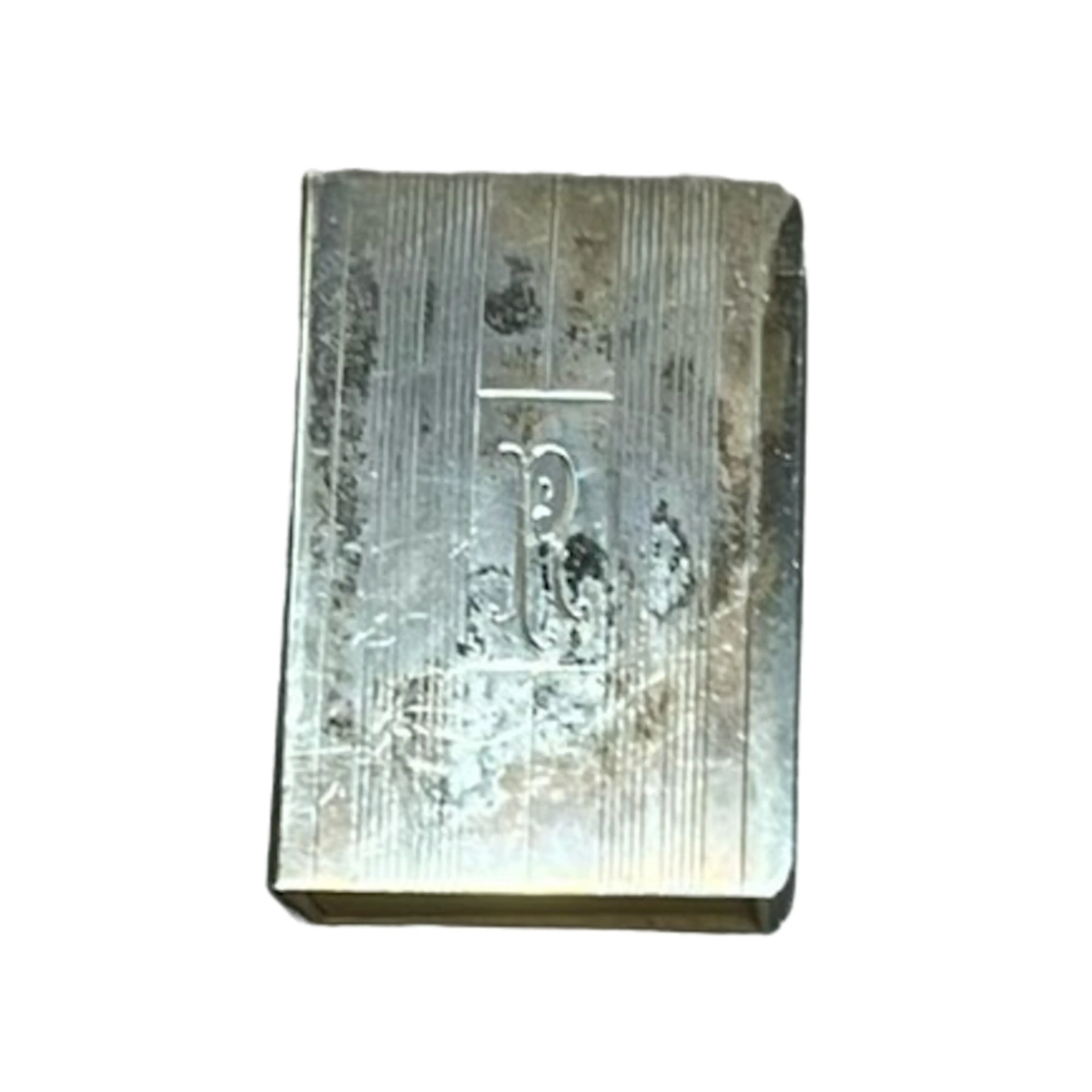 Sterling Matchbox Cover🌺R Monogram