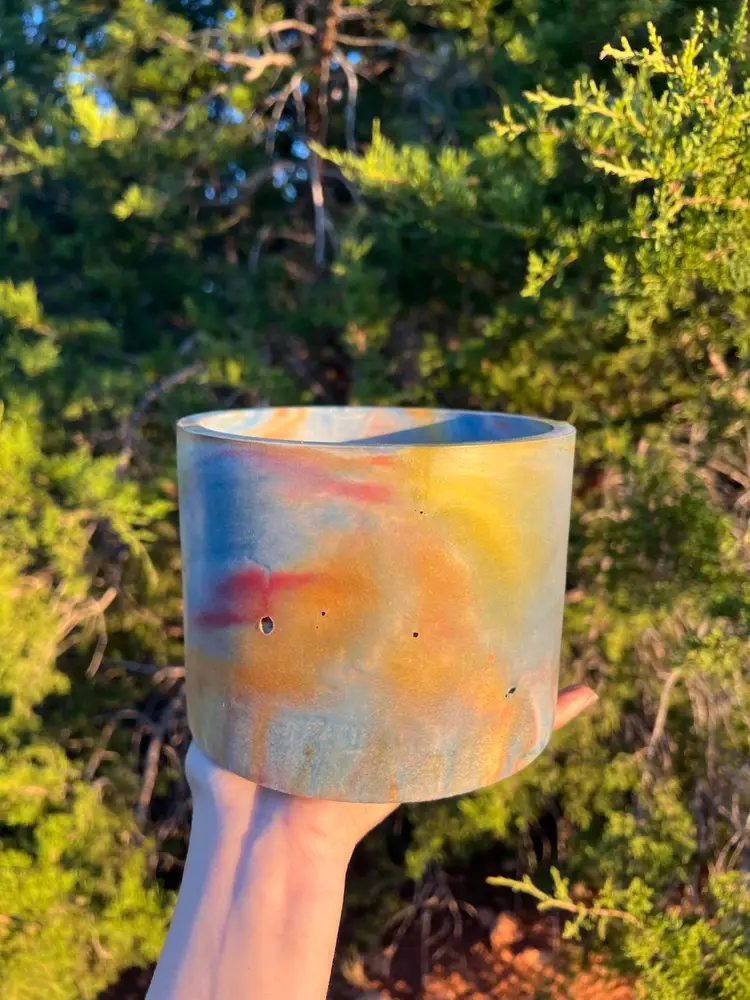 5” Sunrise Concrete Planter