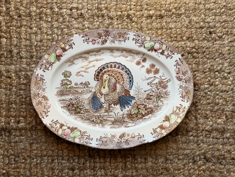 Vintage Turkey Platter - Trimont Ware Japan