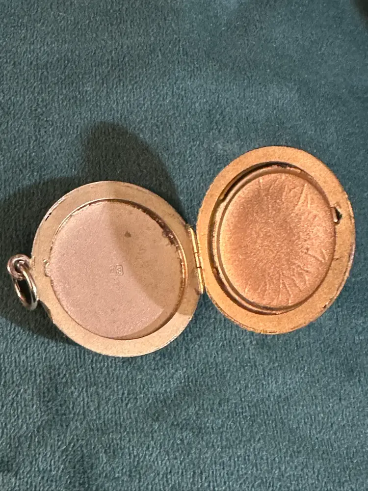 Bliss Bros Co 10k Gold Filled Etched Locket