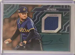 2025 Topps Series 2 City Connect Patch Auto Luis Castillo 18/50