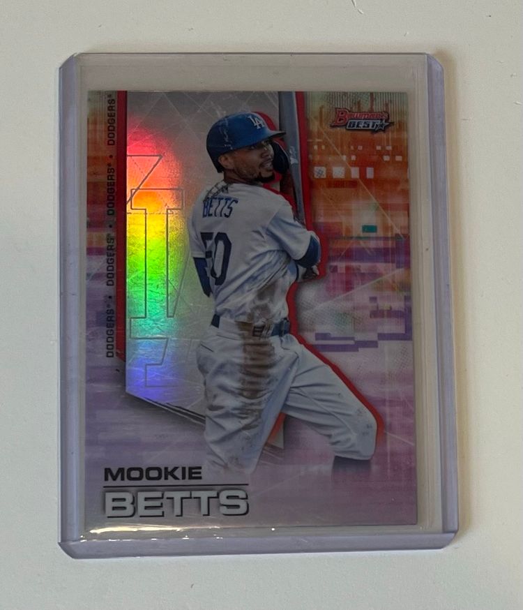 Mookie Betts Bowman’s Best Refractor Los Angeles Dodgers