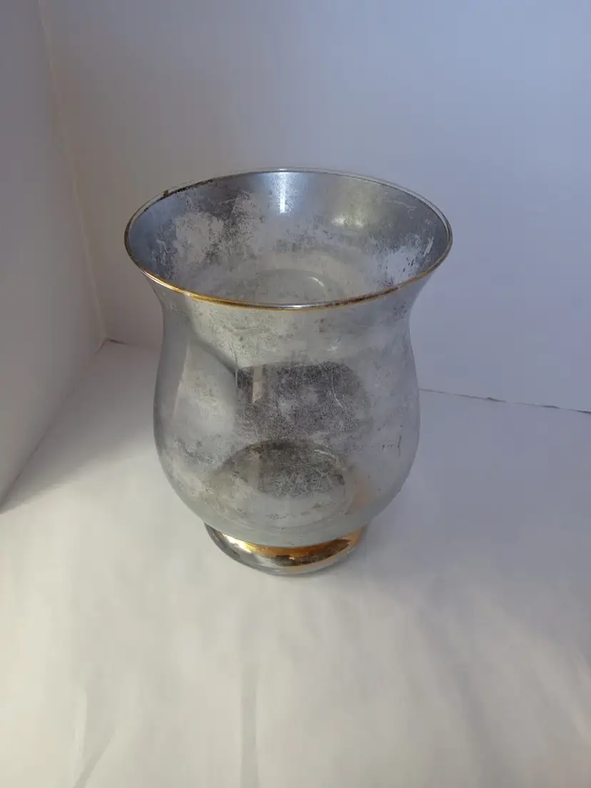 #00029 mercury glass vase