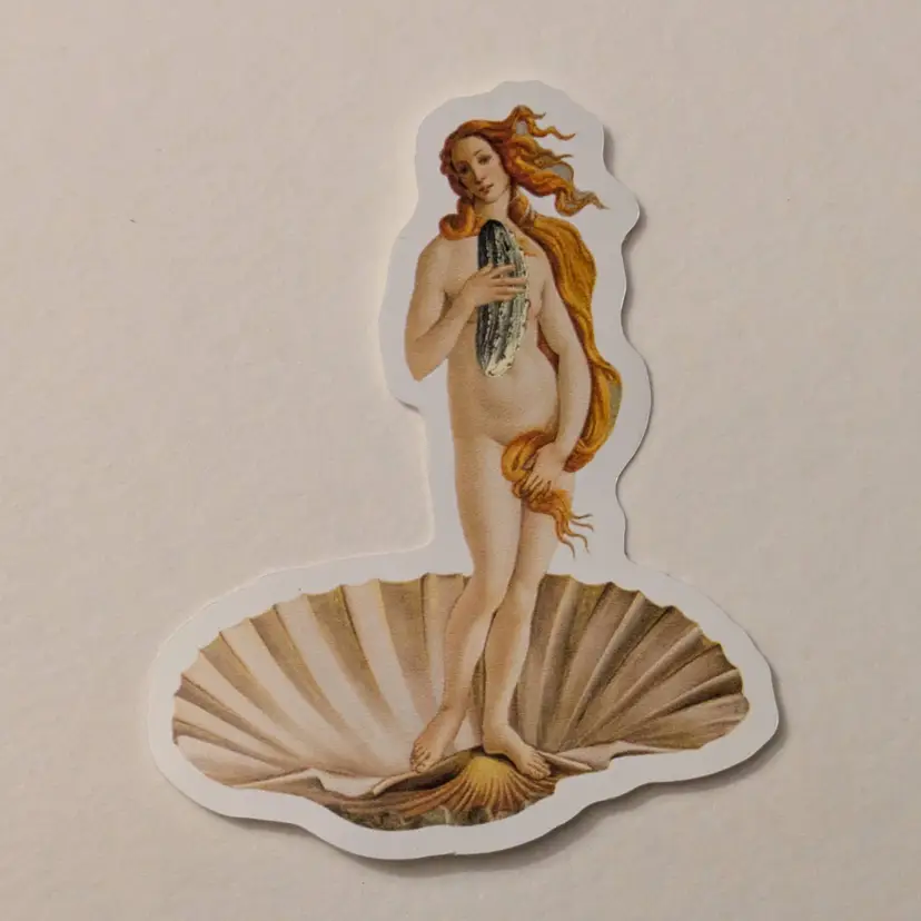 The Birth of Pickle Venus Sticker - Made by Me!