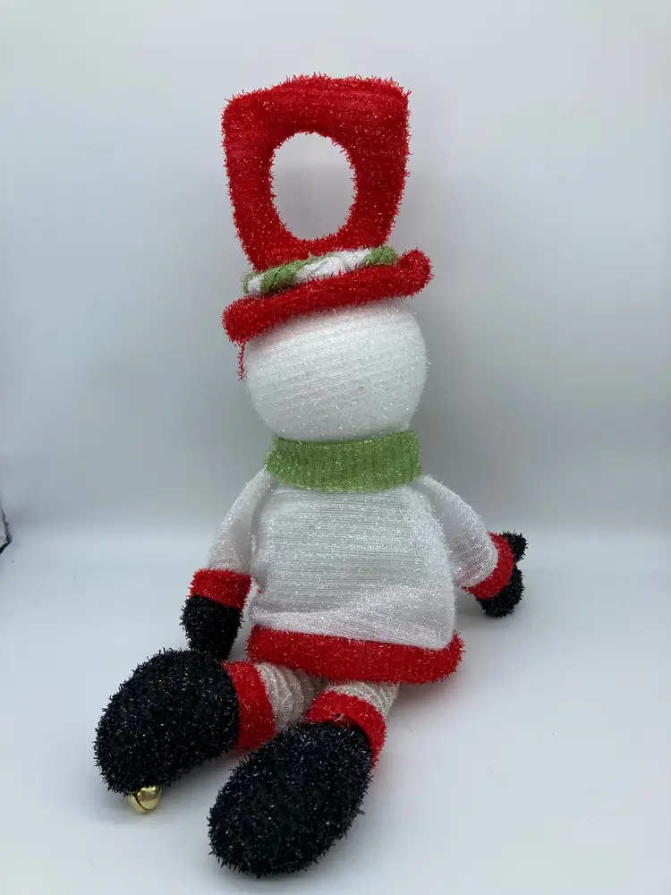 Snowman Springy Door Hanger