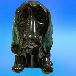 Vintage Canuck(Canada) Pottery Bassett Hound Bank