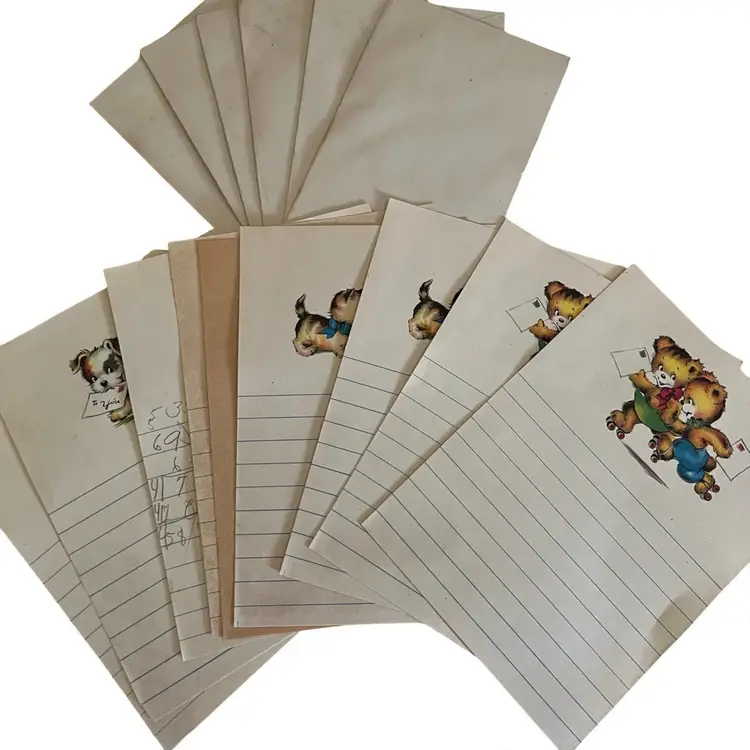 Vintage Children’s Stationary