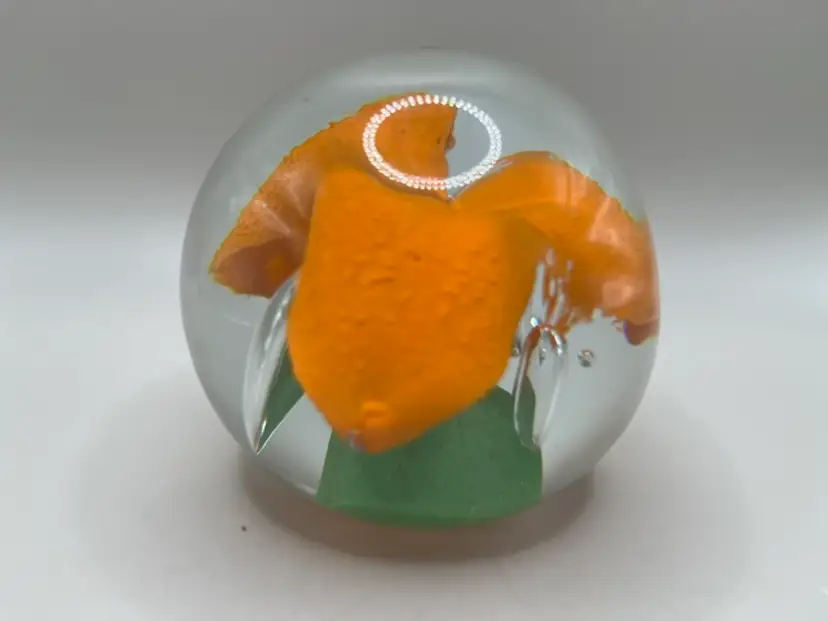 Vintage Art Glass Paperweight