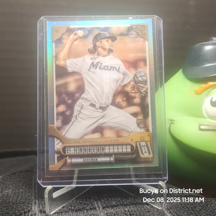 2022 Topps Gypsy Queen Chrome - Edward Cabrera  Miami Marlins