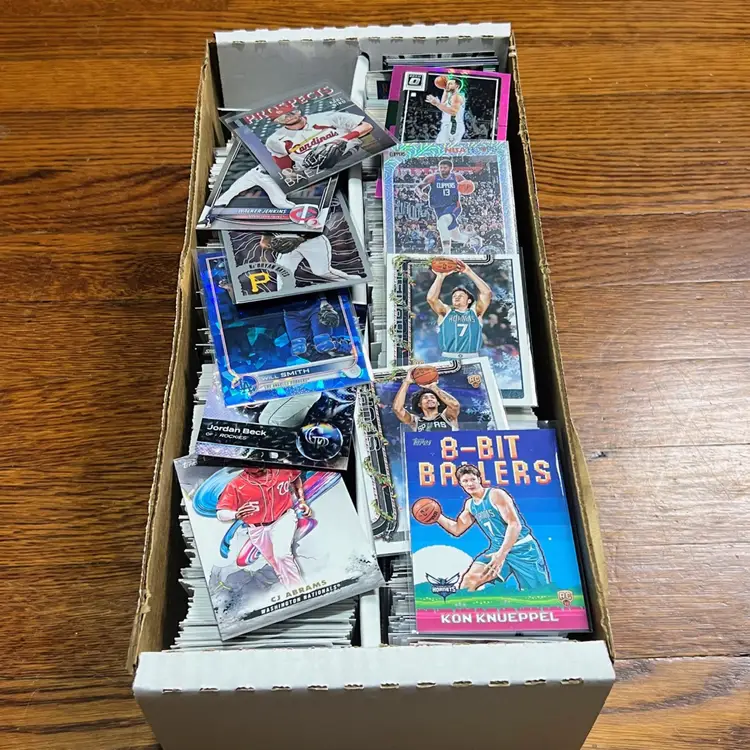 1,000+ Baseball & Basketball Lot 2020-2025 RC Stars Vets Prospects Bowman Topps