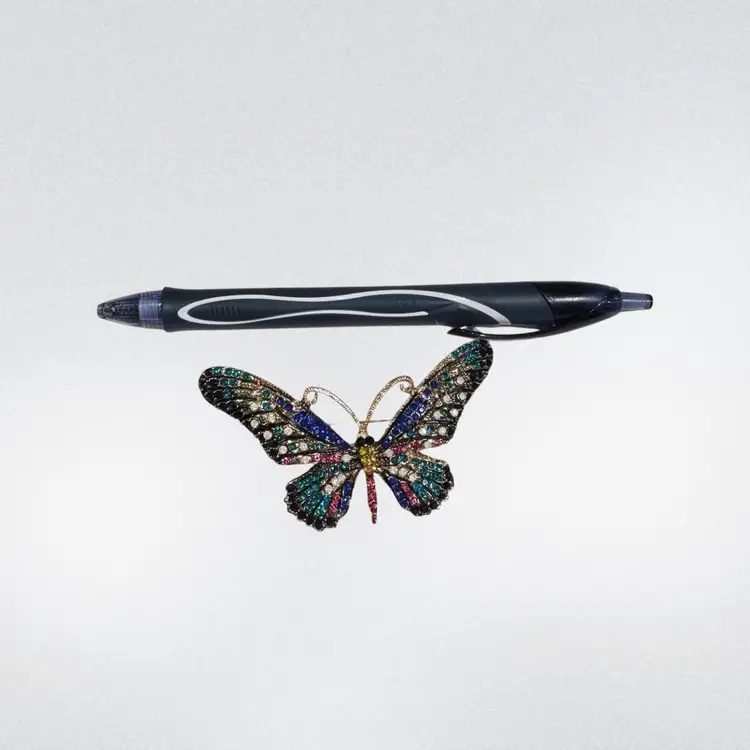 Butterfly Multicolored Brooch