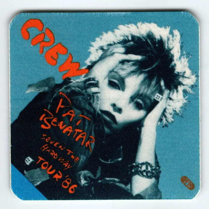 Pat Benatar Backstage Pass Seven The Hard Way Original 1986 Rock Music Gift Sexy