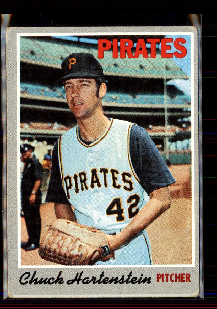Chuck Hartenstein 1970 Topps #216 - Pittsburgh Pirates - (146-82)