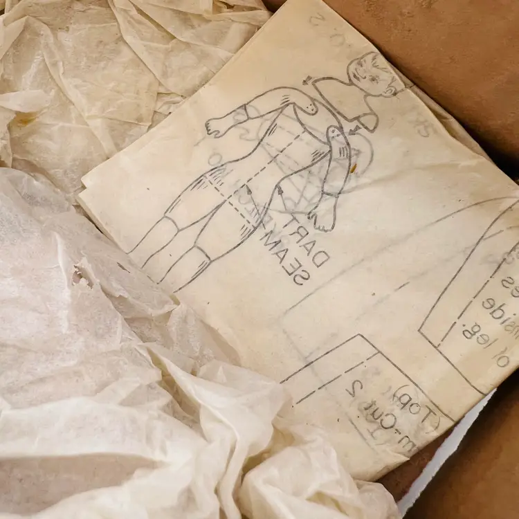 Vintage Shackman Japan Bisque Ceramic Baby Doll Making Kit