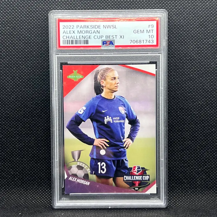 2022 Parkside NWSL Challenge Cup Best XI /1100 Alex Morgan PSA 10 #9