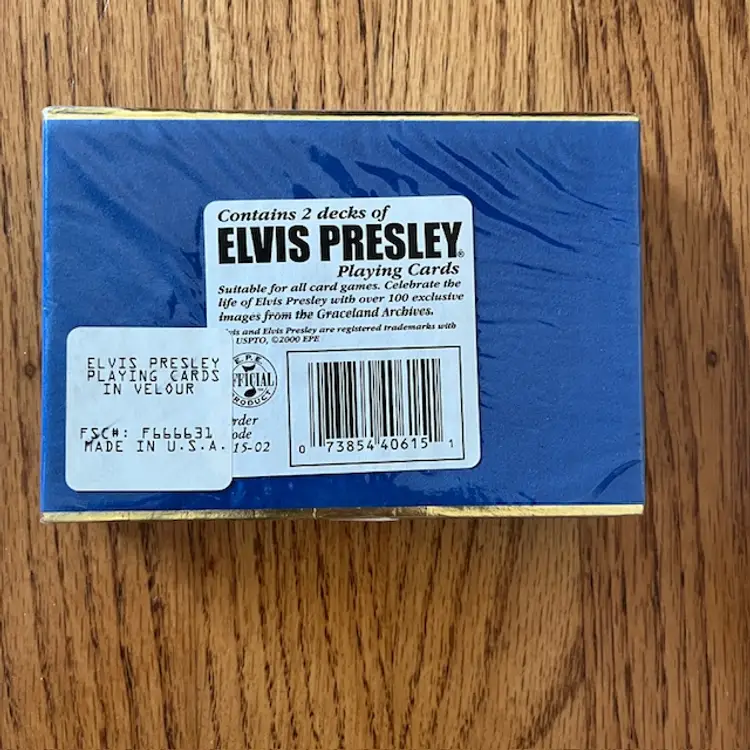 Vintage Elvis Presley Playing Cards - 2 Sets Sealed - See Description NOS