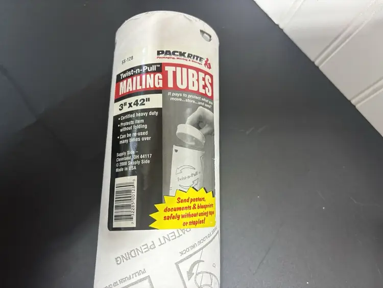 Lot Of 12- New 3”x42” Mailing Shipping Tubes PackRite