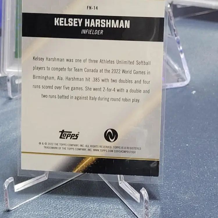 2023 Topps Athletes Unlimited Face of the Nation #FN-14 Kelsey Harshman