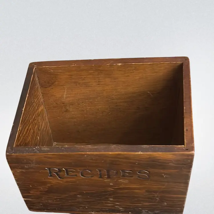 Recipes Wood Box