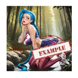 JINX WAIFUZ 4X6 PHOTO PRINT COLLECTIBLES BRAND NEW FRESH PRINT