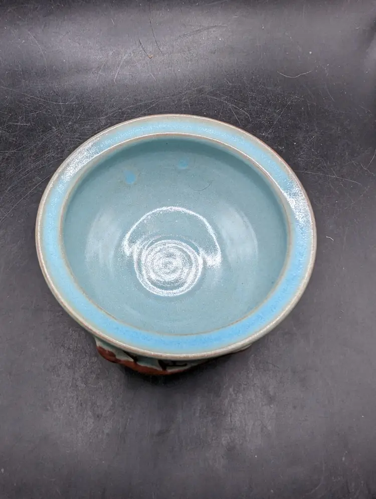 Vintage Kilnworks Pottery Trinket Dish St Thomas VI