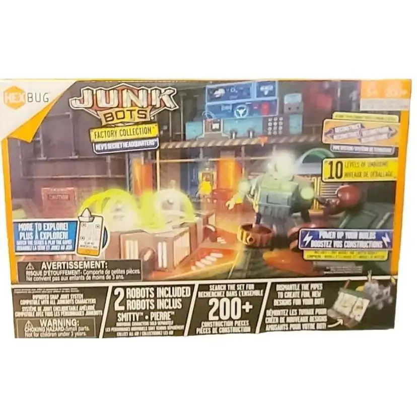 Hexbug Junk Bots Factory Collection Rev's Secret Headquarters. New