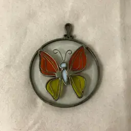 Stained Glass Butterfly Suncatcher