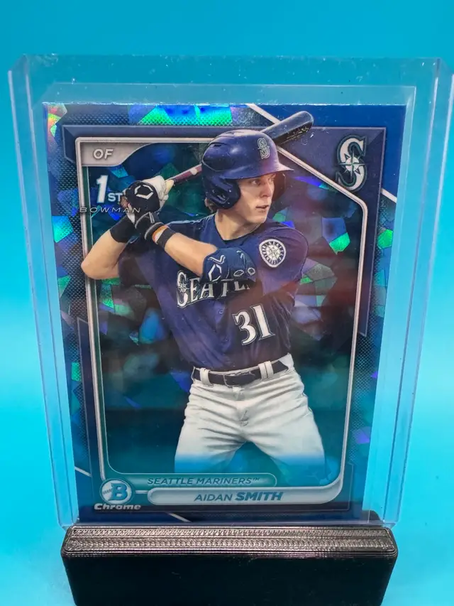 Aidan Smith 1st Bowman Sapphire Tampa Bay Rays