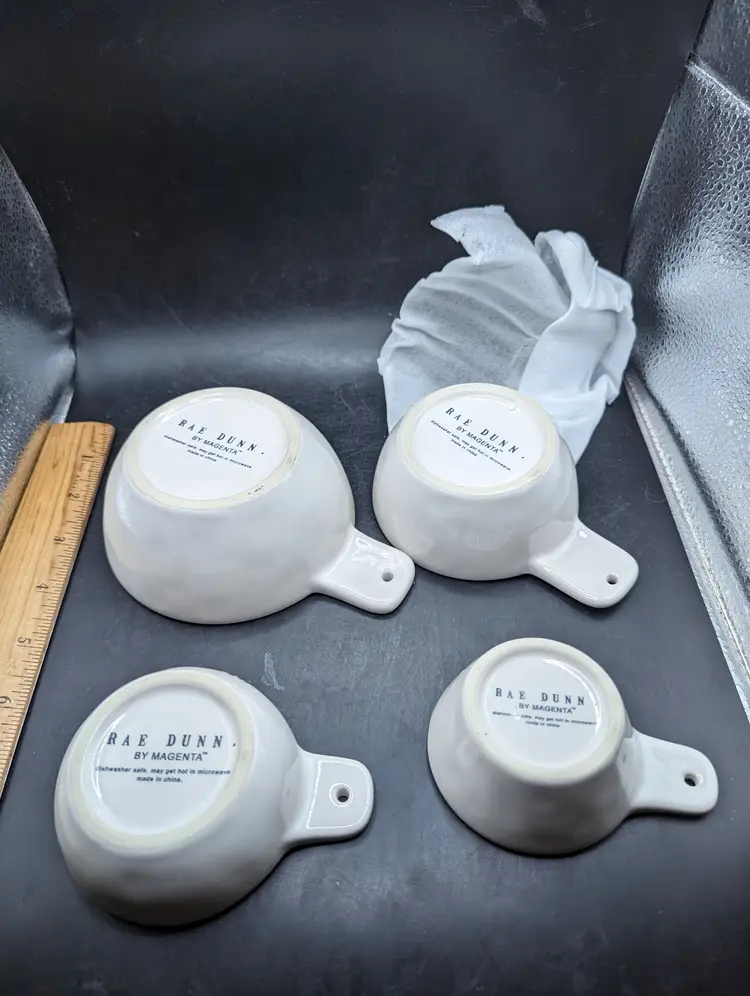Set of Rae Dunn Ceramic Measuring Cups Brand New