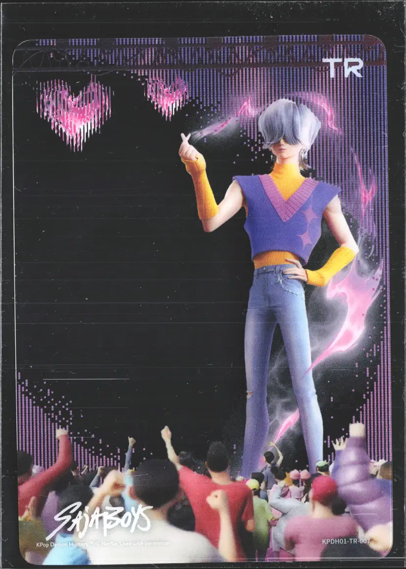 Mystery Saja Boys Translucent Stage KPop Demon Hunters Trading Card TR-007