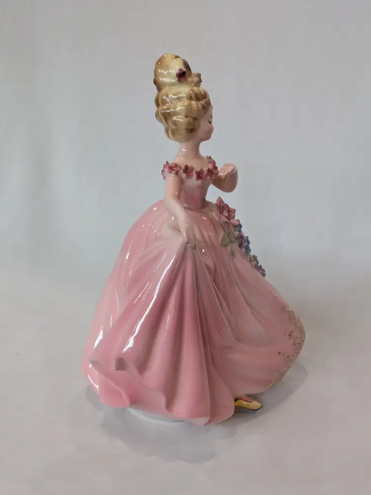 Josef Originals Party Dress Girl Porcelain Doll Figurine 7.75" Japan Flawless