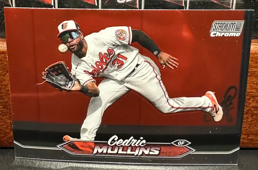 Cedric Mullins 2024 Stadium Club Chrome 93 Baltimore Orioles