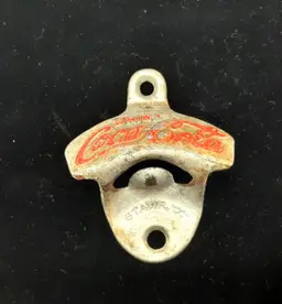 #01 - Vintage Starr Coca Cola Bottle Opener Wall Mounted
