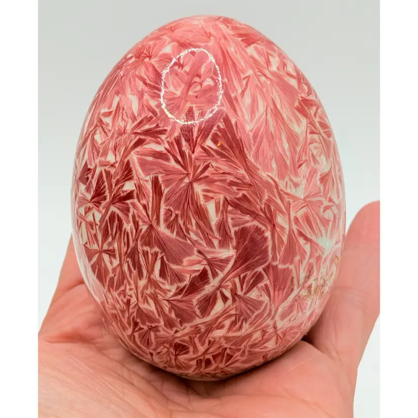 DULY MITCHELL CRYSTALLINE GLAZE PORCELAIN EGG COLLECTIBLE DECOR
