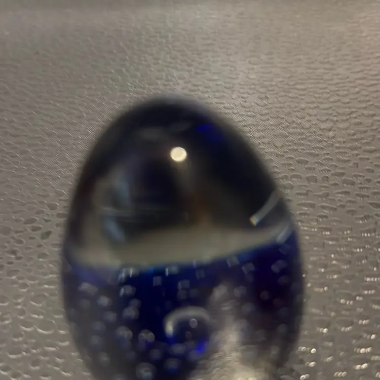 Gorgeous Blue Paperweight 2 1/2 Inches Tall