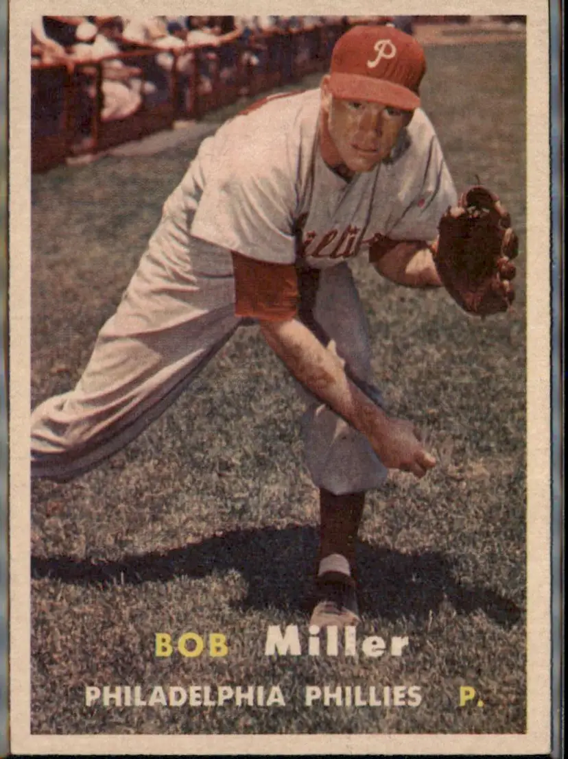 1957 Topps #46 Bob Miller - ( pk1 ) - Philadelphia Phillies