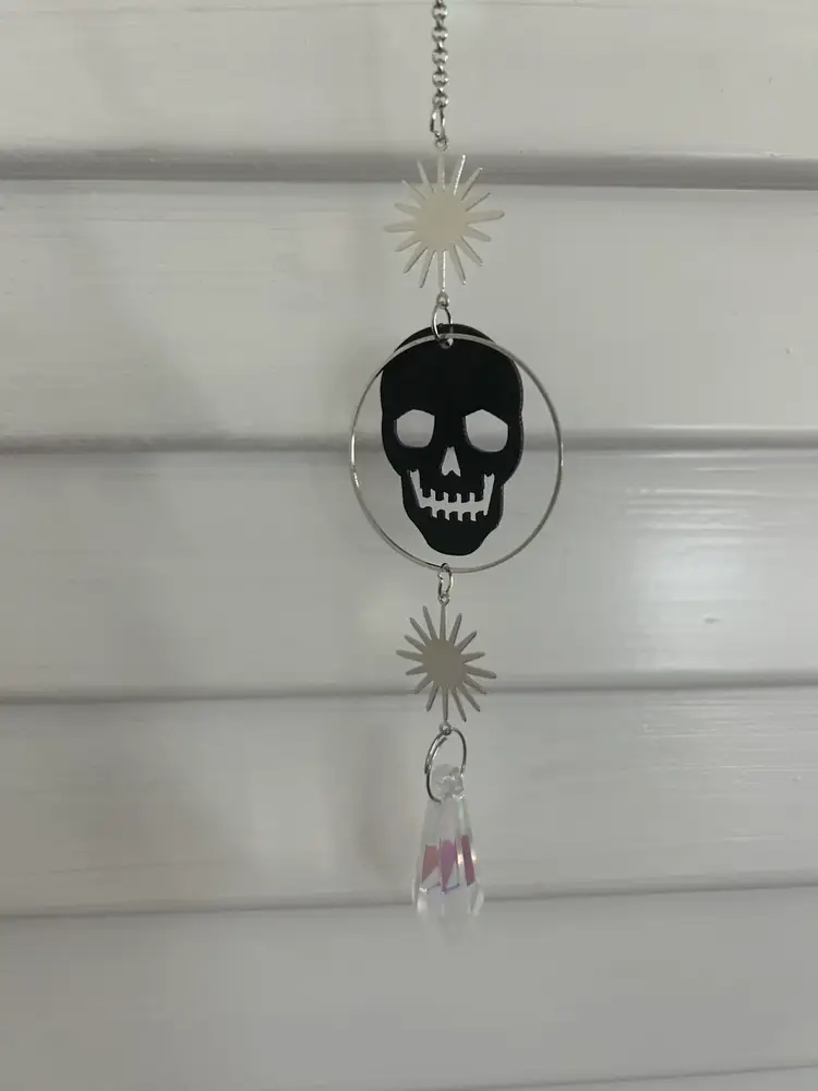 Sugar Skull Sun Catcher - Made By Me