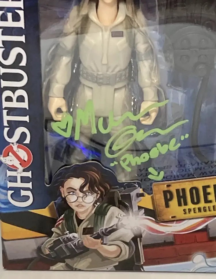 GHOSTBUSTERS Autograph Mckenna Grace Phoebe Spengler Frozen Empire Toy New 2024