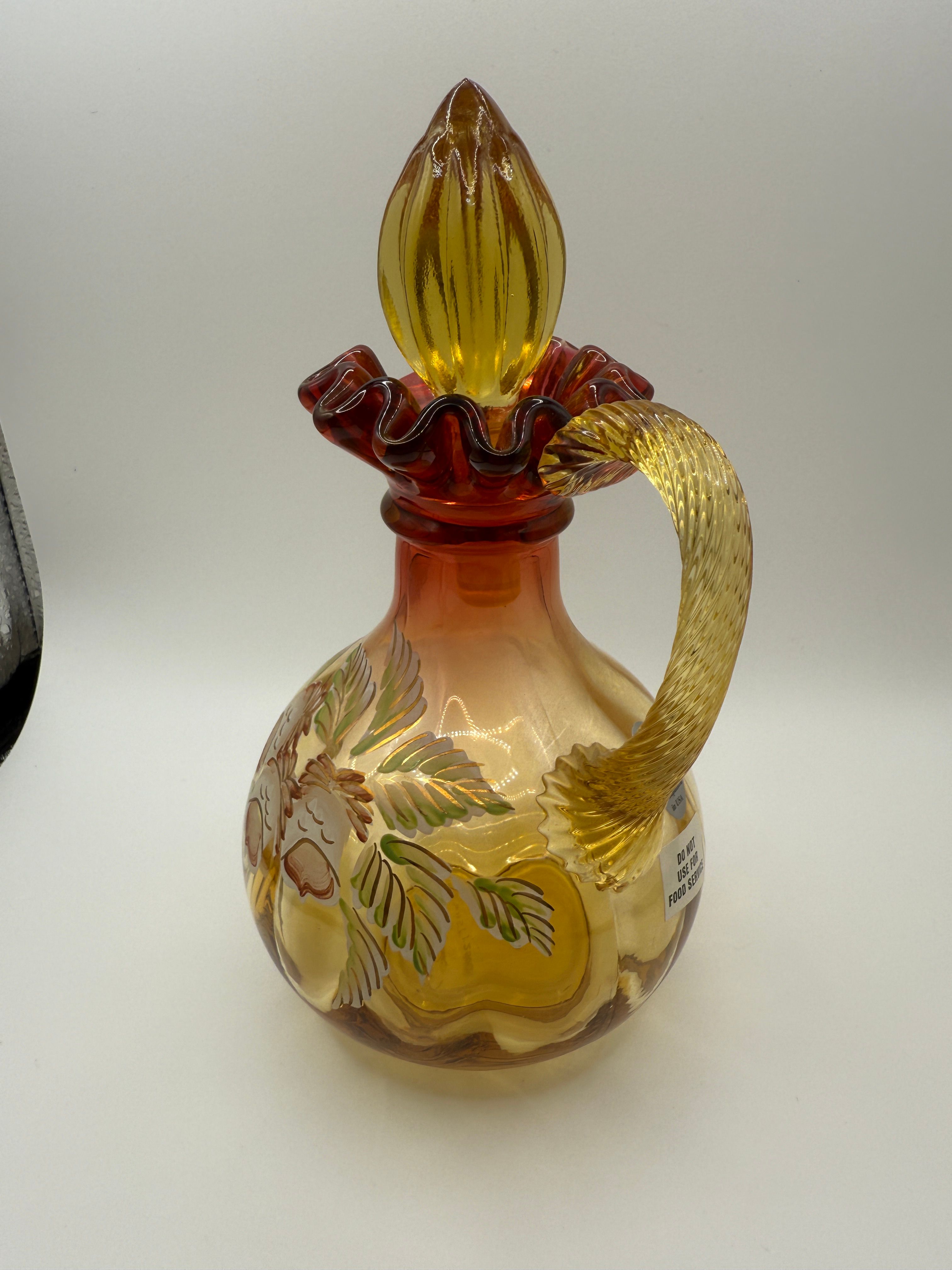 Niknax · Fenton Art Glass Historic Collection Amberina Cruet