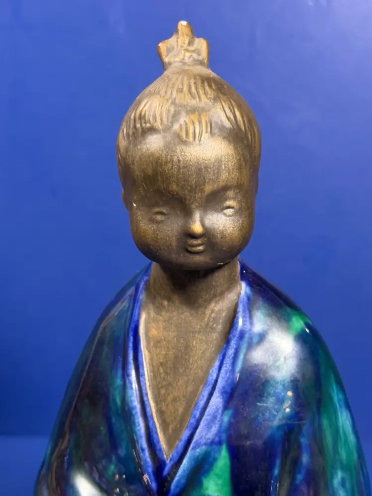 Vohann of California 1962 Ceramic Figurine – 9” Tall – Vintage USA Made