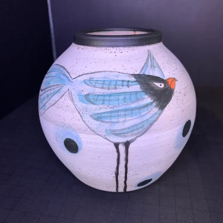 Art Pottery Vase Signed