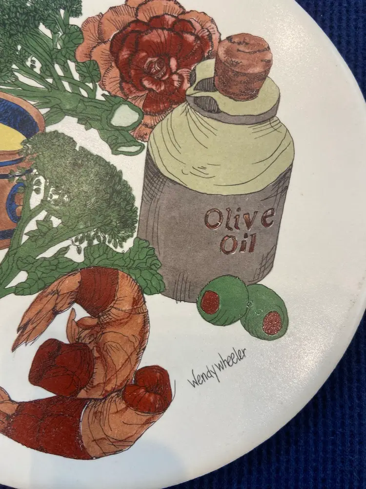 Vintage Wendy Wheeler, Hyalyn Pottery Trivet