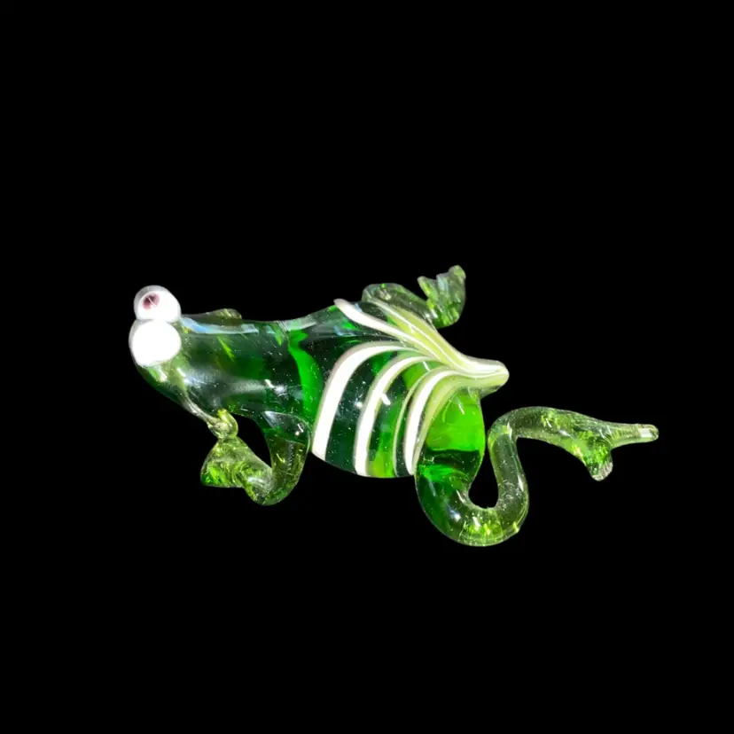 #27- Just In From Ukraine Large Hand Blown Glass Figurine As Pictured