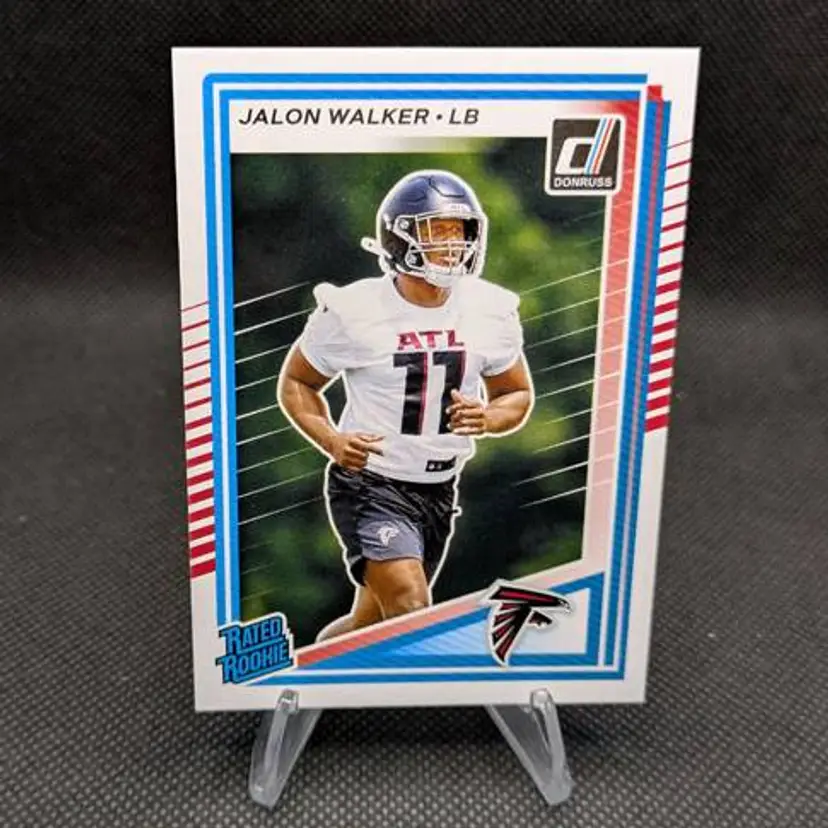 Jalon Walker 2025 Donruss Football Rookie RC #344 - Atlanta Falcons